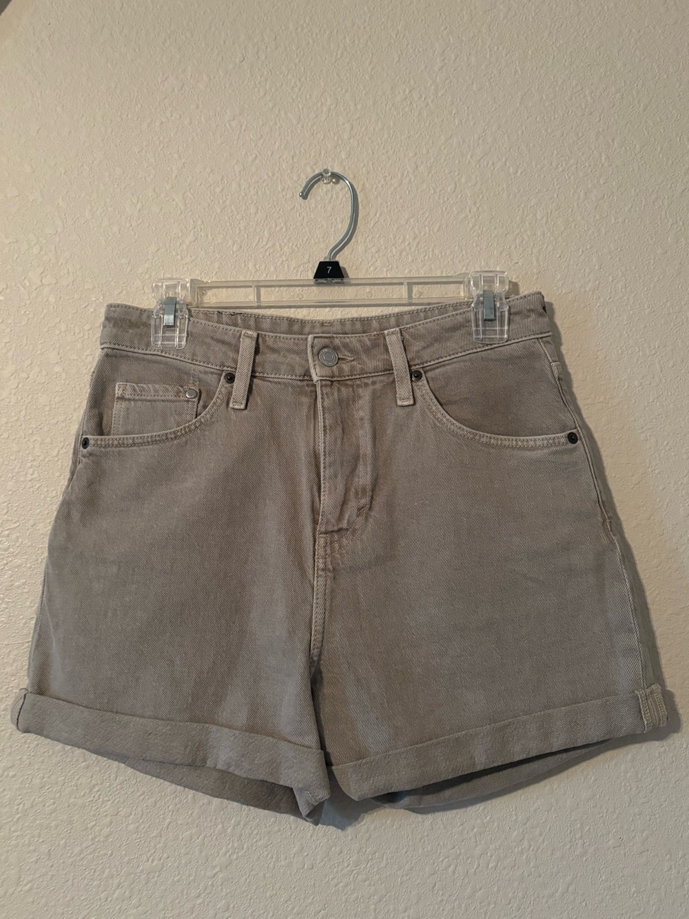 &Demin Mom Shorts